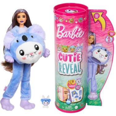 Imagem de Boneca Barbie Cutie Reveal Color Change 10 surpresas Fantasias de Anim