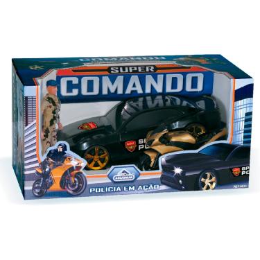 Imagem de Brinquedo Super Comando carro moto e soldado Adijomar