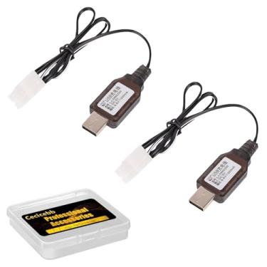 Imagem de Cecicebb 9.6V Tamiya Connector USB Charger Cable RC Car Airsoft NiCd/NiMH Battery Charging Cable for Nerf Rival