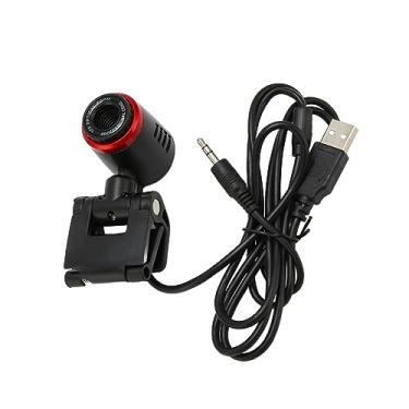 Imagem de Pilipane Rotação de 360 graus para computador PC, laptop, webcam USB2 0 HD com microfone, para Skype/MSN