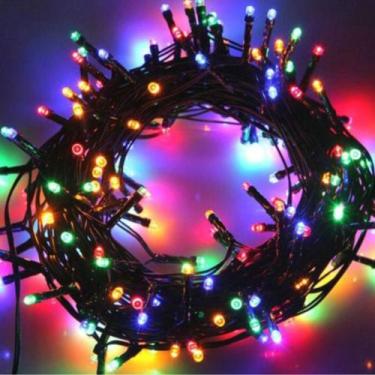 Imagem de 10 Pisca Pisca Natal 10m 100 Led Fixo Colorido Macho Femea Premium, 22