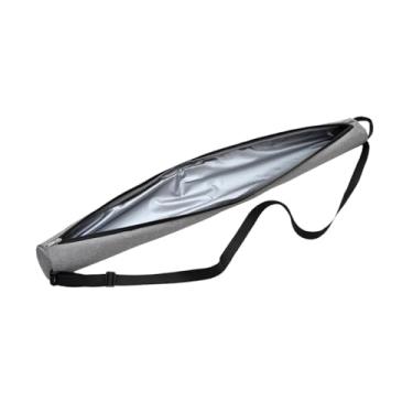 Imagem de menolana Capa de cerveja para bolsa de golfe, 6 latas, manga térmica isolada com zíper, presente grosso para homens, bolsa térmica isolada para golfe, viagem, Cinza