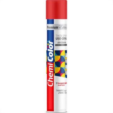 Imagem de Spray Chemicolor Vermelho 250Ml/120G. - BASTON CHEMICOLOR