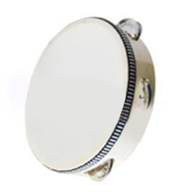 Imagem de Generic Tambor de Pandeiro, Pandeiro Portátil, Madeira de Percussão Educacional Interessante para Casa (7 pol.)