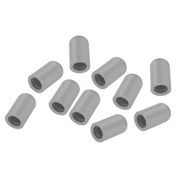 Imagem de Abafador de tambor silencioso, ponta silenciosa, amortecedor, borracha de silicone, pontas de percussão cinza mudo 10 peças