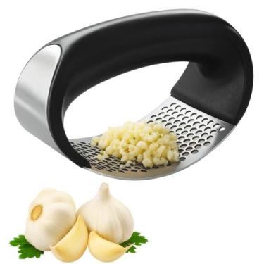 Imagem de Espremedor de Alho Profissional Inox  Cozinha Rápida e Sem Esforço - b