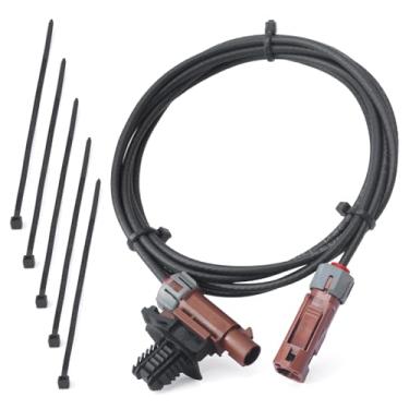 Imagem de Esttlamer Conjunto de chicote de cabos de câmera reversa HC3Z-14D202-M compatível com Ford F-250 F-350 Super Duty 2017-2022 com sistema de reboque 2018 2019 2020 2021