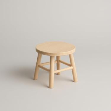 Imagem de Banquinho de Madeira, Banco Infantil para Decoração 16cm Pés em Pinus