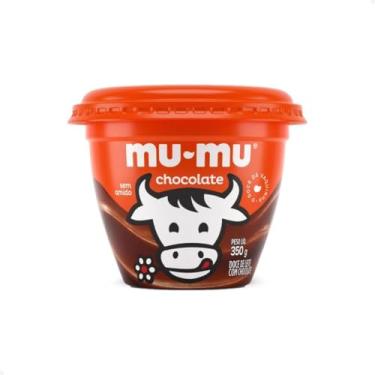 Imagem de Mu-Mu Doce de Leite com Chocolate, Cremoso sem Amido, Sobremesa Tradicional, Pote 350g