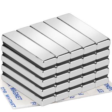 Imagem de Ímãs em barra TRYMAG Super Strong Neodymium 40x10x5mm - pacote com 25