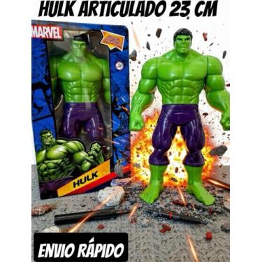 Imagem de Boneco do Hulk Articulado 23cm  Presente Perfeito para Crianças - ALLS