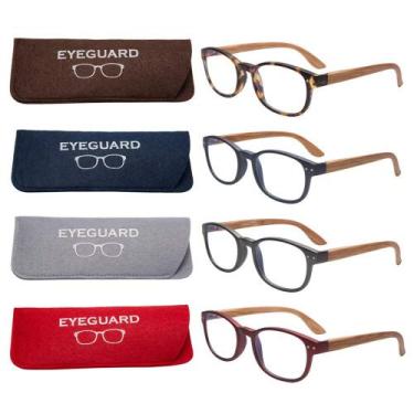 Imagem de Pacote com 4 óculos de leitura EYEGUARD com bloqueio de luz azul