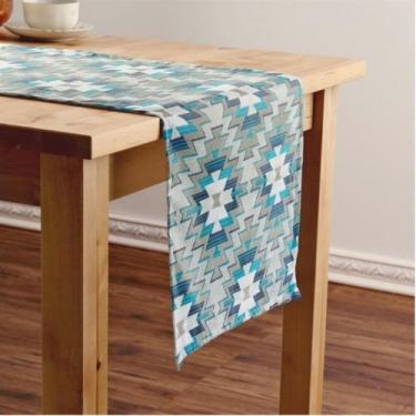 Imagem de Caminho de Mesa Jacquard Tripolli 43x140cm Nilo Bege - Ecaza