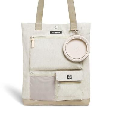 Imagem de Cleverpup Conjunto de 2 peças Park Pack Bolsa para cães – Bolsa de viagem para cães com 8 bolsos, bolsa de petisco, dispensador de saco de cocô, bolso de bola de secagem rápida, tigela dobrável