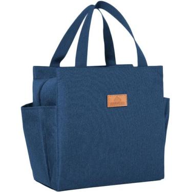 Imagem de Bolsa De Mão Térmica Marmiteiran Comida Estilo Necessaire Transportar 