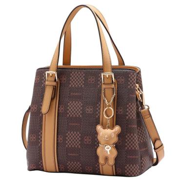 Imagem de Bolsa Feminina Elegante Funcional Chaveiro Ursinho Chenson