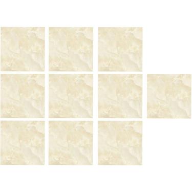 Imagem de Placa Adesiva Marmore 3D Kit 10 uni Papel de Parede Autocolante Obra Reforma Banheiro Cozinha Varanda Casa Ambiente