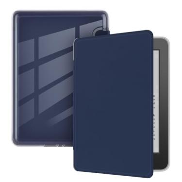 Imagem de Akacy Capa transparente e macia para Kindle paperwhite de 15.2 cm 11 geração (2022/2024, modelos C2V2L3 e RS23CV). Capa traseira de borracha TPU de silicone flexível e fina, cantos reforçados (6)