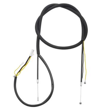 Imagem de yeeluzan Cabo de controle do acelerador compatível com soprador de folhas Stihl Backpack BR800, BR800X, BR800C-B, substituição para 42831801100