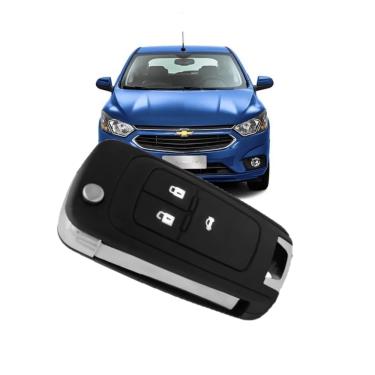 Imagem de Chave Canivete Carcaça Oca Onix Onix Cruze Cobalt Após 2011