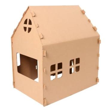 Imagem de Casa Jr Infantil Papelão Montar Brincar