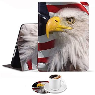 Imagem de Capa para iPad Mini 5/Mini 4, iPad Mini 1/2/3, capa inteligente Luasao com suporte ajustável, despertar/hibernar, para Apple iPad Mini 5ª/4ª geração de 7,9 polegadas - Bandeira Patriótica Americana