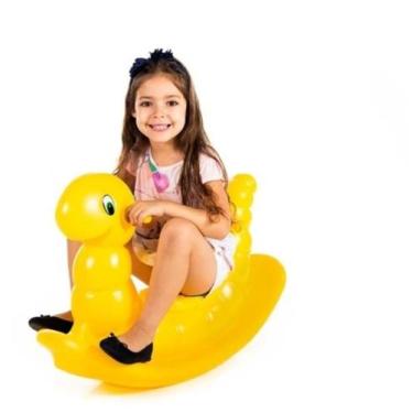 Imagem de Gangorra Nhoca Lagartinha Amarelo - Diversão Kids