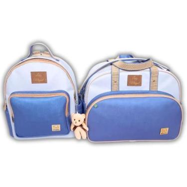 Imagem de Kit Candy Bolsa Grande Maternidade Bebe + Mochila E Trocador - Miellu 