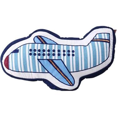 Imagem de TEMBR Travesseiro decorativo em forma de avião, decoração de cama, meninas, meninos, brinquedo