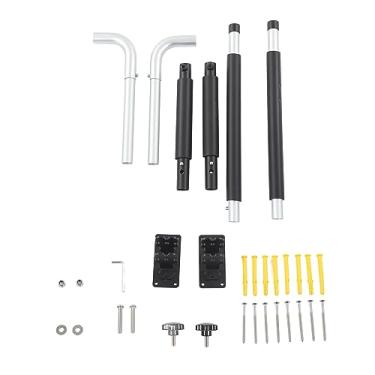 Imagem de Rack de armazenamento de caiaque, 40kg, suporte de carga, liga de alumínio, prancha de surf telescópica, cabide de parede para caixa de ferramentas, telhado