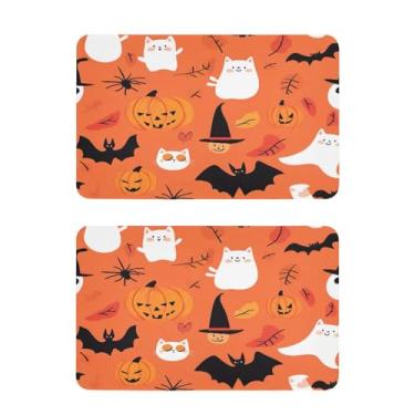 Imagem de Blueangle Conjunto de 2 ímãs de geladeira de vassoura de Halloween - Ímãs decorativos engraçados de geladeira de cozinha - Seguro para lava-louças e decoração magnética durável (230)