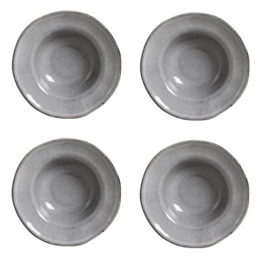 Imagem de Conjunto De Pratos Para Entrada/sobremesa 04 Peças Orgânico Dust Porto Brasil