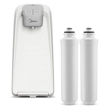 Imagem de Kit Purificador De Água Slimpure Branco + 2 Filtros Refis Midea JDD2580TW.FPBTNB2x Bivolt