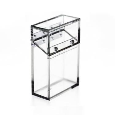 Imagem de Caixa de batom acrílico - Estojo Transparente para Armazenamento de Titular de Batom - Bolso de armazenamento para isqueiro de batom, porta-ferramenta para fumar