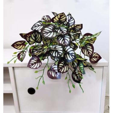 Imagem de Arranjo com vaso ceramica branco planta jigóia afortunada - La Caza St