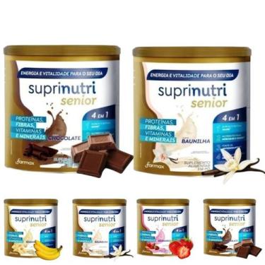 Imagem de Suplemento alimentar idoso suprinutri senior 2 latas sabores - FARMAX,