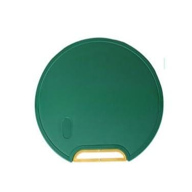 Imagem de Tábua De Corte redonda Antibacteriana À Prova De Mofo Com Suporte Em Pé Para Cozinha rala legumes