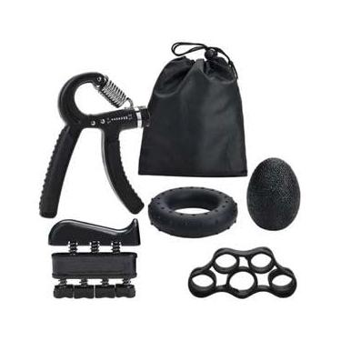 Imagem de Genérico Kit de 5 Peças para Fortalecimento das Mãos, Dedos, Punhos e Exercícios de Fisioterapia