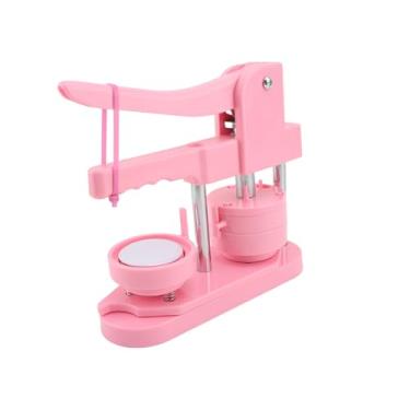 Imagem de Ymiko Máquina para Fazer Botões, Faça você Mesmo, Kit de Prensa para Fazer Crachás Redondos Com Filme de Botão, Papel Em Branco, Cortador de (58mm (Rotação))