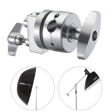 Imagem de Cabeça De Efeito Articulação Girafa Inox Para Tripé Iluminação Manopla