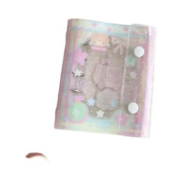 Imagem de Álbum De Fotos Mini De 3 Polegadas Com Folhas Soltas Recarregável Tran