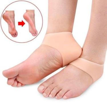 Imagem de 1 PAR PALMILHA SILICONE ORTOPÉDICA dor no calcanhar CALCANHEIRA-Unissex