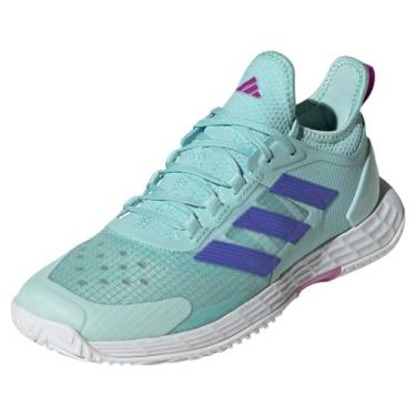 Imagem de adidas Tênis feminino Adizero Ubersonic 4.1, Semi-cobalto azul-roxo explosão, 37