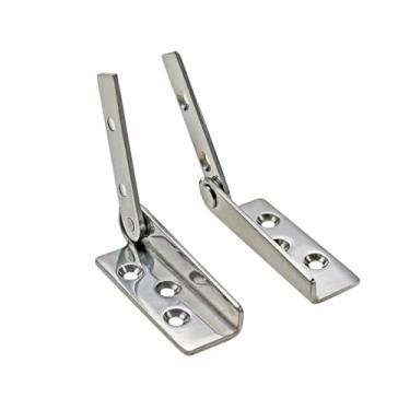 Imagem de Dobradiça de porta resistente de aço inoxidável 304, máquinas industriais, isolamento acústico, equipamento automotivo, dobradiça de rolamento de carga, 1 peça (CL107-1R)