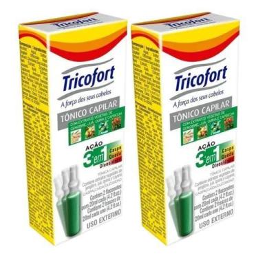 Imagem de Tônico Capilar Tricofort 20ml Caixa com 2 Ampolas