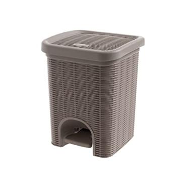 Imagem de Caixote do lixo com classificação sintética cesto de lixo cesto de papel doméstico sala de estar banheiro cozinha retangular lata de lixo lixeira