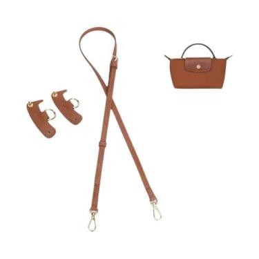 Imagem de Bolsa Mini Longchamp Em Couro Legítimo Com Alça De Ombro E Cinto, Aces