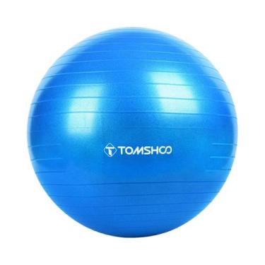 Imagem de Bola De Yoga Reforçada 45cm 55cm 65cm 75cm Com Bomba De Pé Para Estabi