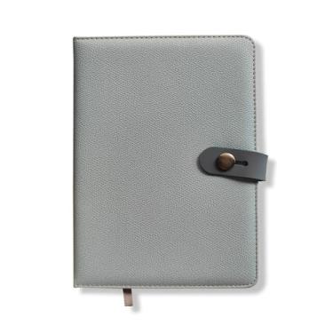 Imagem de Fina Ideia - Caderneta A5 Azul claro fecho frente pautado