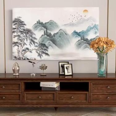 Imagem de Capa protetora universal para TV interna de 32 a 80 polegadas para tela LCD LED protetora protetora de tela à prova de poeira para pendurar/mesa quarto sala de estar decoração||65 polegadas